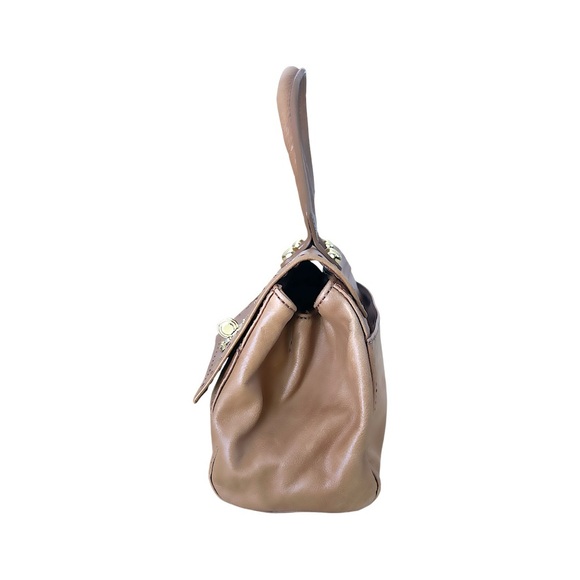 Cynthia Rowley Leather Brown Top-Handle Bag - Picture 10 of 12